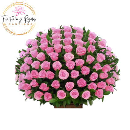 CANASTA DE 80 ROSAS