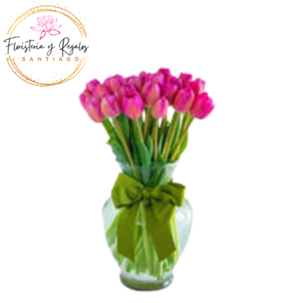FLORERO DE 15 TULIPANES
