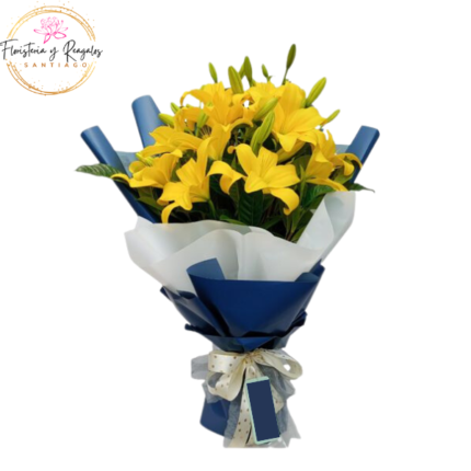 RAMO DE 12 LILIUM Y LINDA ENVOLTURA