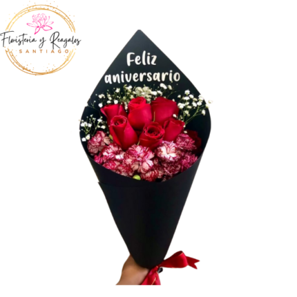 RAMO 6 ROSAS PERSONALIZADO